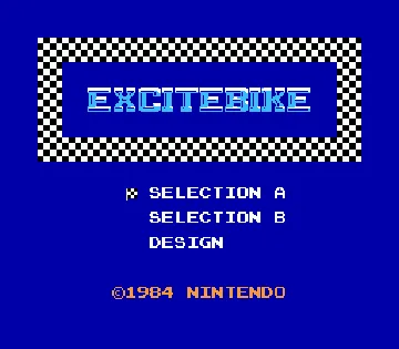 Excitebike (Europe) (Virtual Console) screen shot title